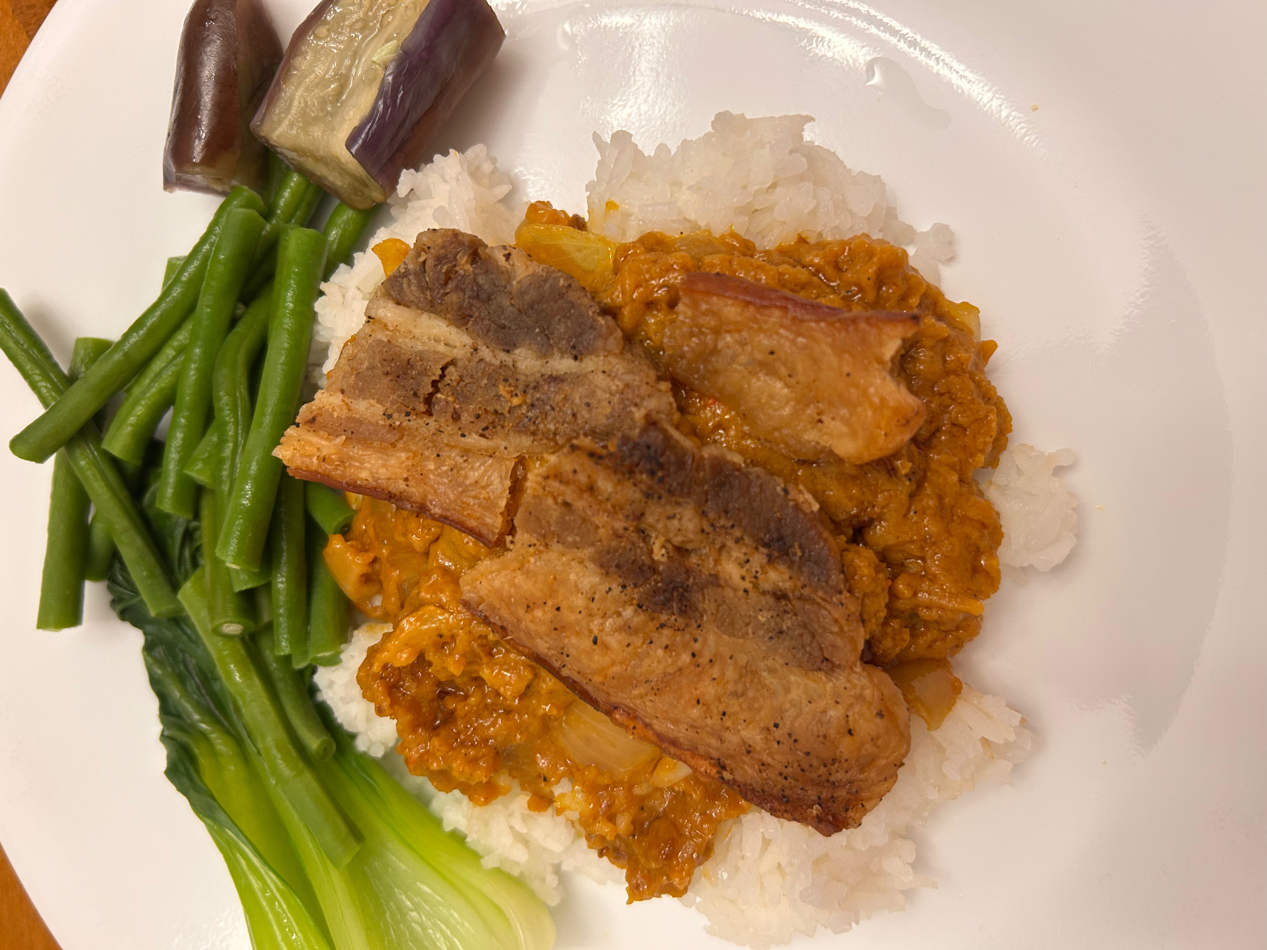 Kare Kare, Filipino Peanut Stew with Rice